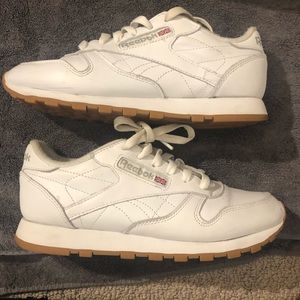 White Reebok Classics Sz 7